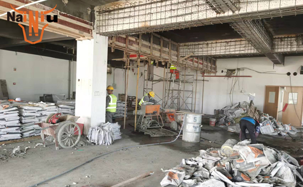 豪利777聚合物建补砂浆若何做好施工和养护工作呢
